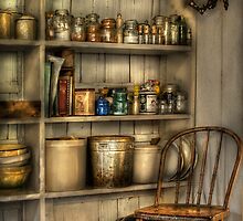 The chair in the corner of the kitchen by Mike Savad