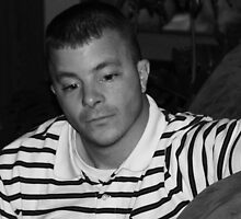 Pensive Shaun In B&W by Beauty and Character of Everyday People