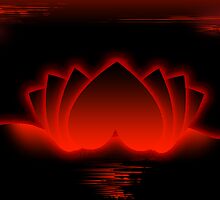 Red Love Lotus by pinak