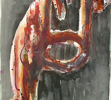 On One Knee Abstract by Josh Bowe