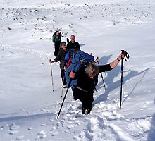 Knee Deep in Snow by Braedene