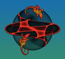 Fractal Gecko by fuxart
