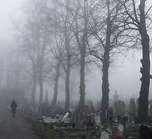 Lone Figure, Kensal Green by Paul Davey
