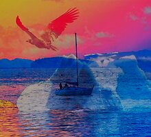 Altantic Meets The Pacific - Metaphorically Speaking by Gail Bridger