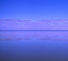 Lake Eyre under water by auscape