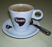 "The best coffee in the world." by John Smith