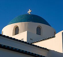 Greek Orthodox Church, Santa Barbara, California by Eyal Nahmias