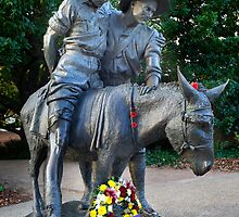 Simpson and his donkey by Darren Stones