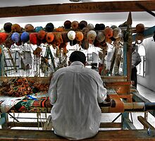 Working the Loom by Roddy Atkinson