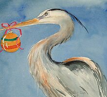 Heron with Ball, price $5.00 to $155.00 by Autry Dye