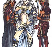 Lady of the Lake and Medraut's Doomwatch by morgansartworld