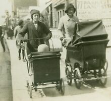 Strolling down the high street 1930s by robmac