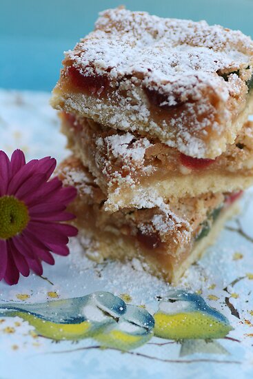 Cherry Almond Slice by Joy Watson Cherry Almond Slice by Joy Watson