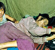 Sad reality; an addicted grandmother and babysitter by John Spies