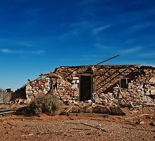 Sleepers and Ruin - Farina - South Australia by Jeff Catford