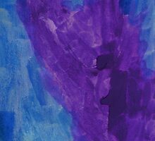 Angel (watercolour - painted by Celina 3½ years old) by Tove