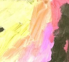 Without title (watercolour painted by Celina 3½ years old) by Tove