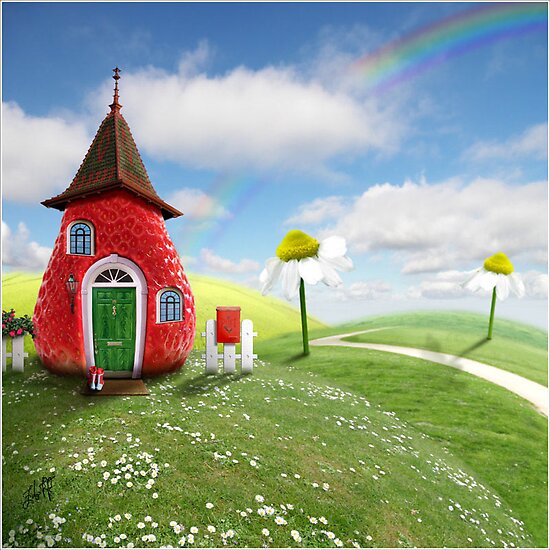 Fairy-cottage | Photography backdrops, Landscape pictures, Fantasy house