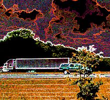 Trucking in Autumn by Daneann