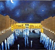 Il Ponte Vecchio Alla Notte by AngryGoldfish