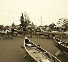 Wooden Canoe Festival - Grand Marais, MN by Mark Odland