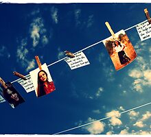 I had to hang up our memories for they got a little wet in the fire by Fiona Christensen