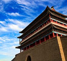 Zhengyangmen Gate - Beijing, China by Alex Zuccarelli