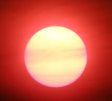 Bushfire sunset by CapturedByKylie