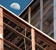 Moon over Bald Knob by Daniel Owens