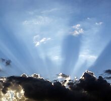 Shining Sun Rays on the Dark Sky by Nikolaj Masnikov