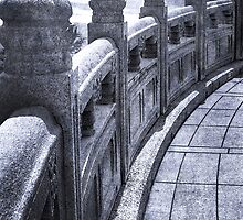 Temple at Ngong Ping by Karen Scrimes