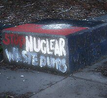 nuclear waste is bad for the water by Art Action Union