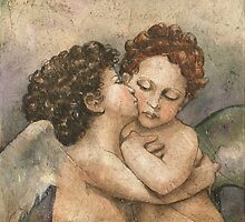 Il Bacio (after Raphael) by jeanal57
