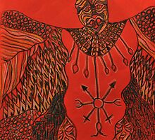 Shaman on red by LordMasque