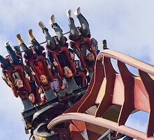 Nemesis Inferno - Hang on !!! by Colin J Williams Photography