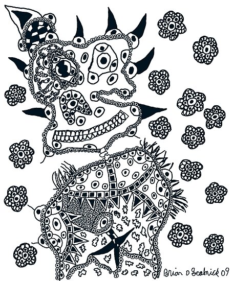 Crazy Skull Drawings