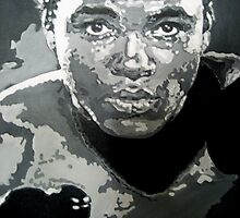 Mohammed Ali iconic pop art piece by artist Debbie Boyle - db artstudio by Deborah Boyle