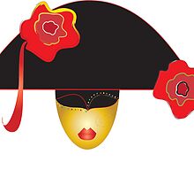 venice mask by Aleksandra Misic