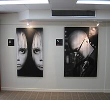 Paintings under lights !! by Warren Haney