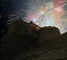 Hogmanay Fireworks, Edinburgh 2010 by David James