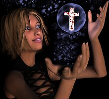 The Blood of the Cross - Christian 3D artwork print by factor