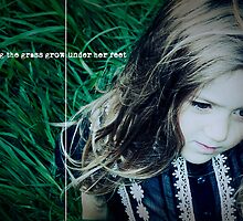 letting the grass grow under her feet by aglaia b
