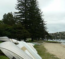 Tin boats by the water by DStewart1