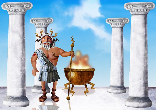 ZEUS THE GOD OF THUNDER zeus the god of thunder: