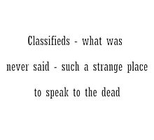 Death notice by Christine Oakley