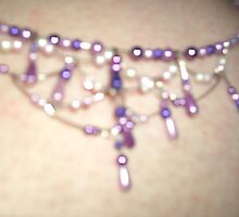 pretty pink and lilac waves and spray necklace by anaisnais