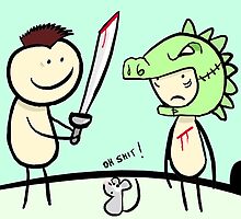 Lets pretend that i'm a dragon slayer and your the dragon yeah? by stitchgrin
