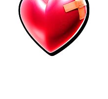 Patched heart by hellbender