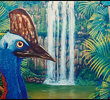 Garry Andrews mural, Cairns International Airport Terminal 1992 (detail) by Garry Andrews