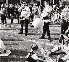 A child protests by elisabeth tainsh